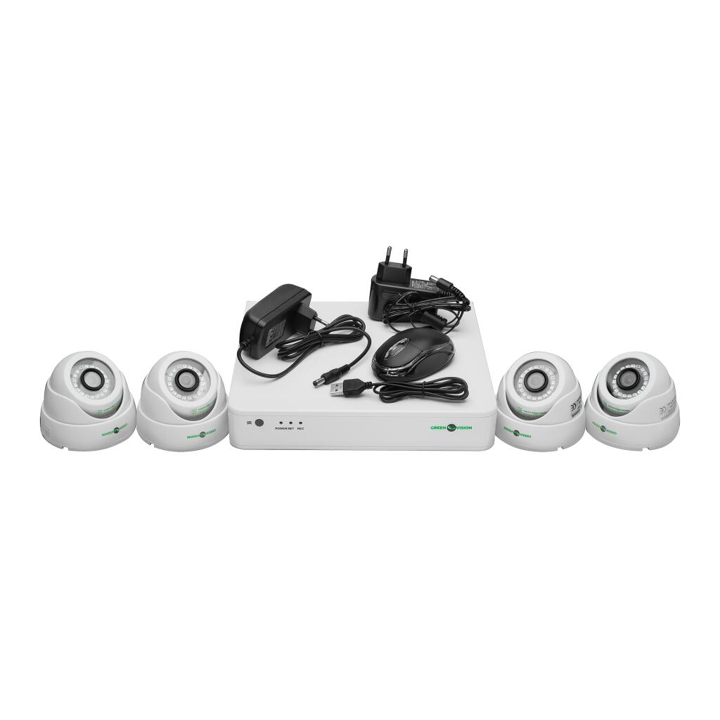 Комплект видеонаблюдения для внутренней установки на 4 камеры 720Р GV-K-G01/04 - Изображение 2