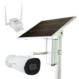 Комплект видеонаблюдения с солнечной панелью и 4G роутером GV-400