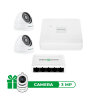 Комплект видеонаблюдения на 2 IP камеры 4MP для улицы/дома GreenVision GV-IP-K-W67/02 (Lite)