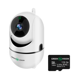 Бездротова поворотна камера GV-165-GM-DIG30-10 PTZ 3MP + SD128GB 