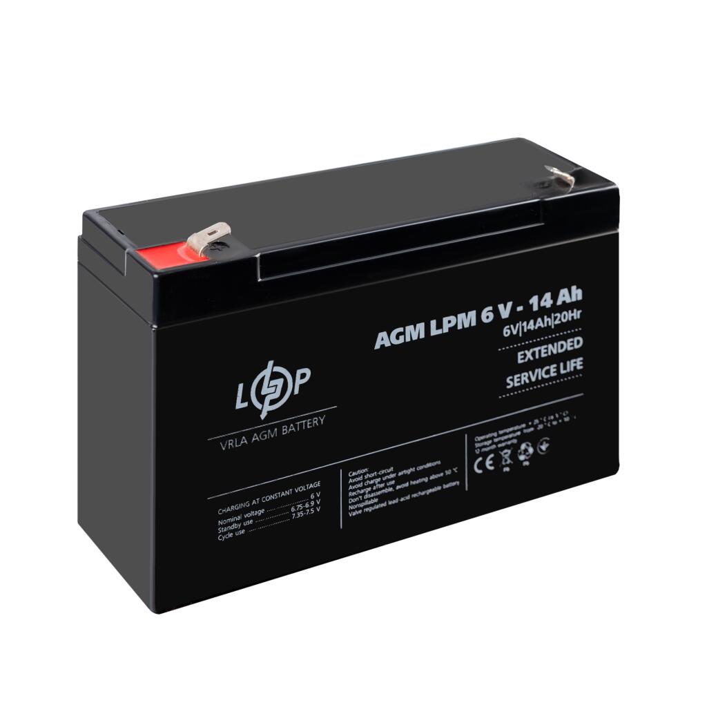 Аккумулятор AGM LPM 6V - 14 Ah - Изображение 4