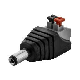 Коннектор питания GV-DC (male) clip 100 шт