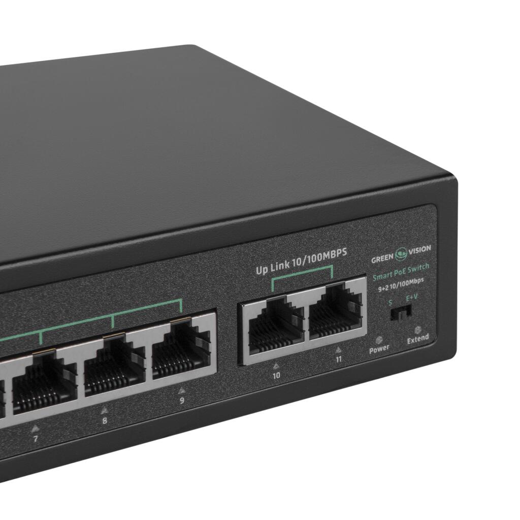 Комутатор мережевий POE GV-016-D-09+2P - Зображення 5