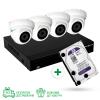 Комплект відеоспостереження вуличний з жорстким диском 1TB на 4 купольні камери 1080P GV-K-S16/04 - Зображення 3