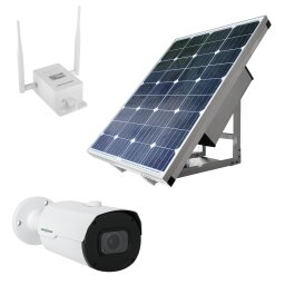 Комплект видеонаблюдения с солнечной панелью и 4G роутером GV-408
