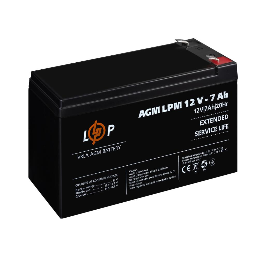 Акция. Аккумулятор AGM LPM 12V - 7 Ah - Изображение 3