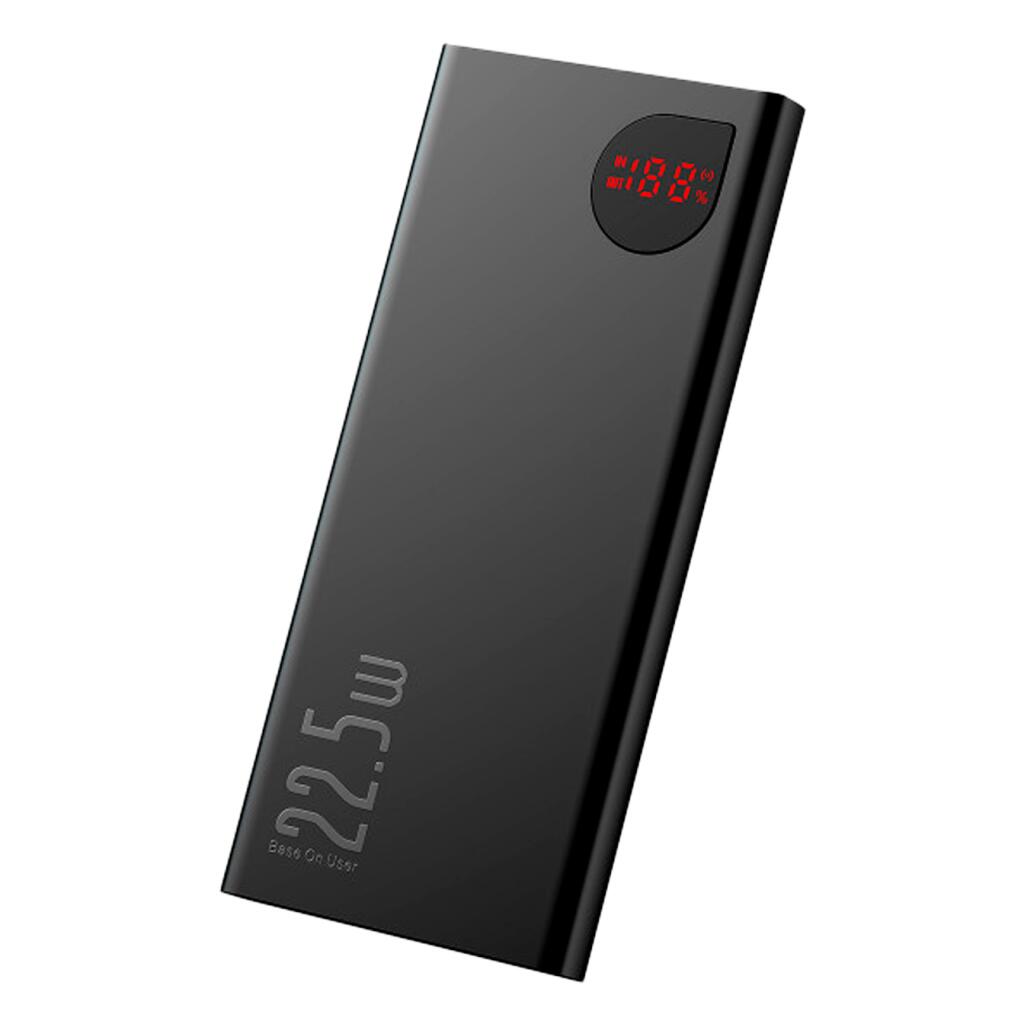 Внешний аккумулятор Baseus Adaman Metal Digital Display QC 22.5W 10000mAh Черный PPAD000001 - Изображение 4