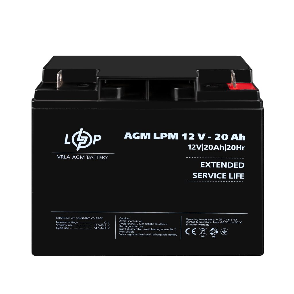 Акція. Акумулятор AGM LPM 12V - 20 Ah - Изображение 2