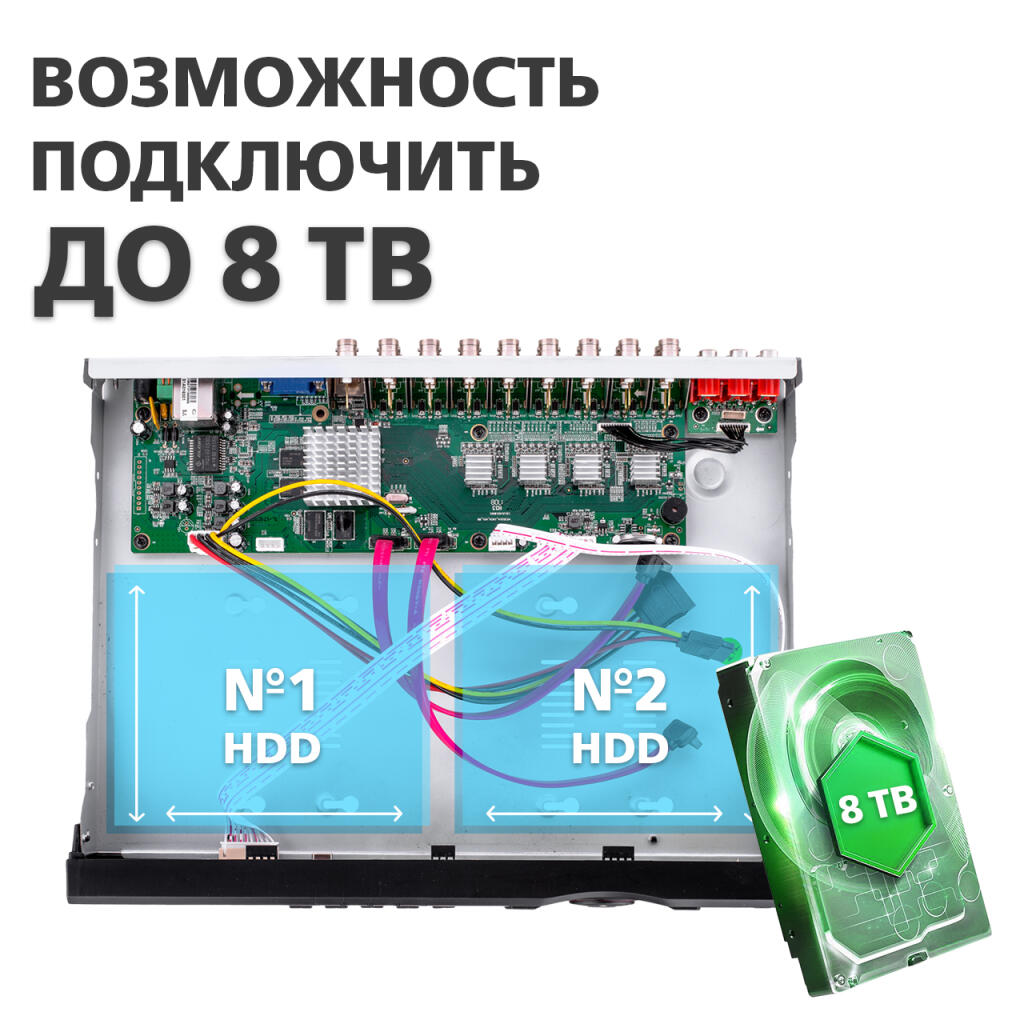 Гибридный видеорегистратор AHD GV-S-037/16 1080N - Изображение 9