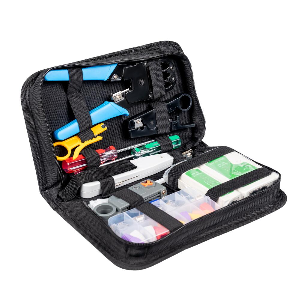 Набор для обжимки тестирования и монтажа витой пары в чехле - Изображение 2