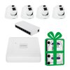 Комплект видеонаблюдения на 4 камеры GV-IP-K-W96/4 3MP image