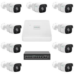 Комплект відеоспостереження на 9 камер GV-IP-K-W78/09 5MP