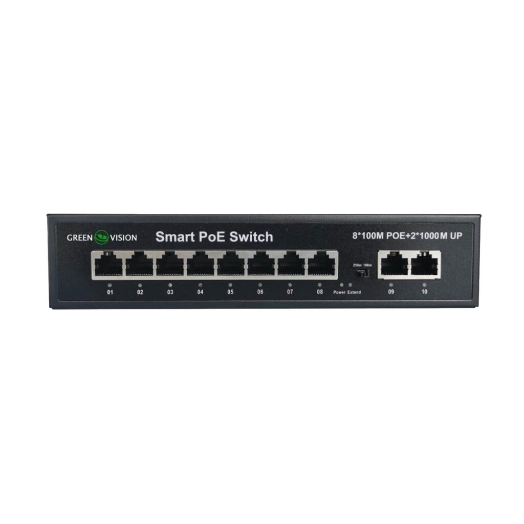 Комутатор мережевий POE GV-008-D-08+2PG - Зображення 2
