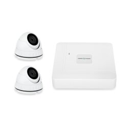 Комплект видеонаблюдения на 2 антивандальные GHD камеры GreenVision GV-K-W63/02 2MP (Lite)