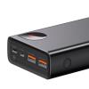 Зовнішній акумулятор Baseus Adaman Metal Digital Display QC 65W 20000mAh Чорний PPIMDA-D01 - Зображення 4