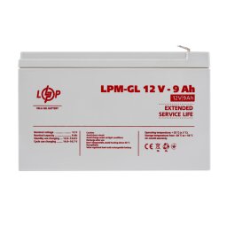 Аккумулятор гелевый LPM-GL 12V - 9 Ah 