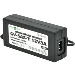 Імпульсний адаптер живлення GV-SAS-T 12V3A (36W) с вилкой