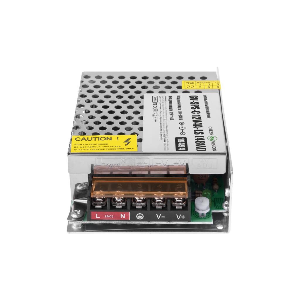 Импульсный блок питания GV-SPS-C 12V4A-LS (48W) - Изображение 2