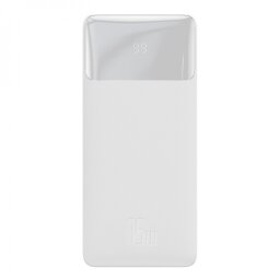 Внешний Aккумулятор Baseus Bipow Digital 15W 20000mAh Белый (PPDML-J02) 