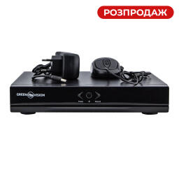IP видеорегистратор 9-канальный 8MP NVR GreenVision GV-N-S012/09 (Lite)