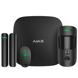 Стартовий комплект системи безпеки AJAX StarterKit Cam Plus (black)