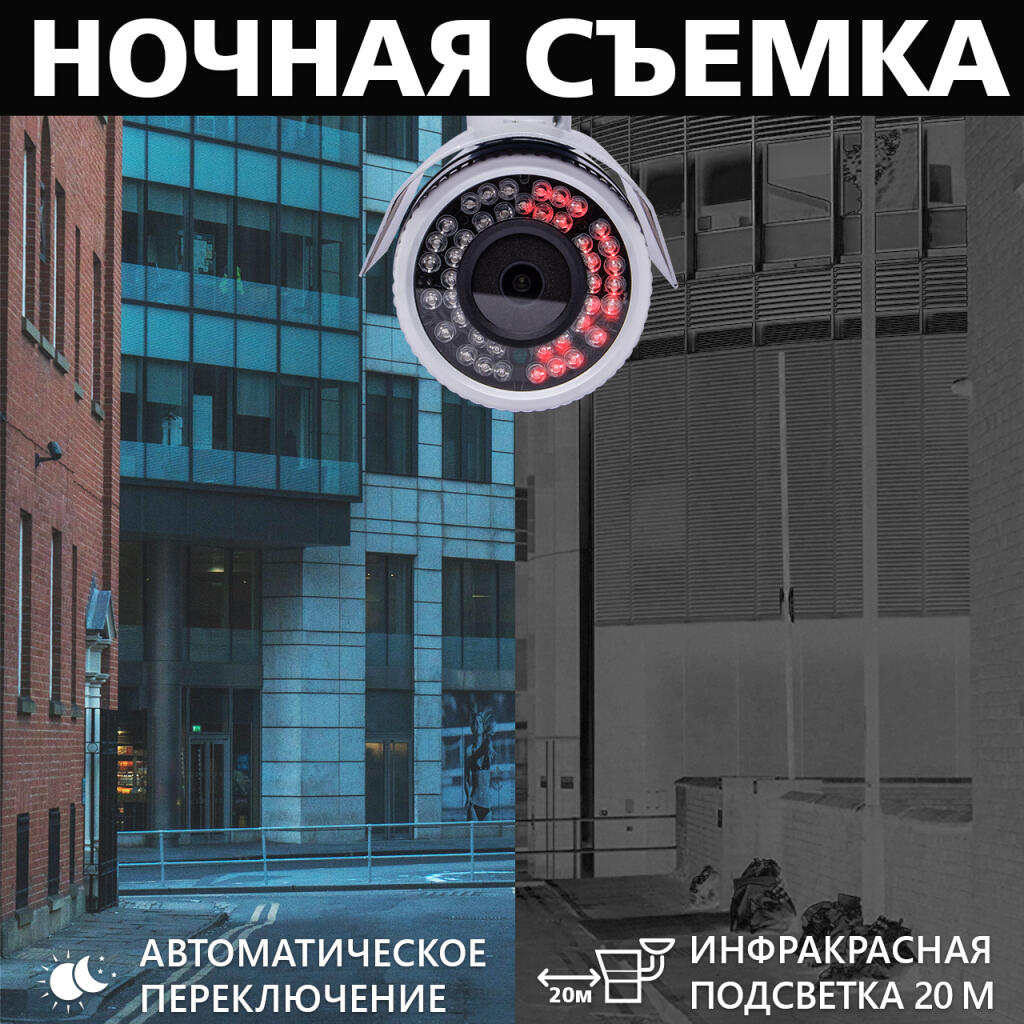 Камера видеонаблюдения уличная IP POE 5MP GV-104-IP-X-COS50-20 - Изображение 3