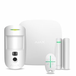 Стартовый комплект системы безопасности AJAX StarterKit Cam (white)