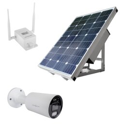 Комплект видеонаблюдения с солнечной панелью и 4G роутером GV-414