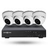 Вуличний комплект відеоспостереження на 4 купольні камери 5МР GV-K-L44/04 - Зображення 1