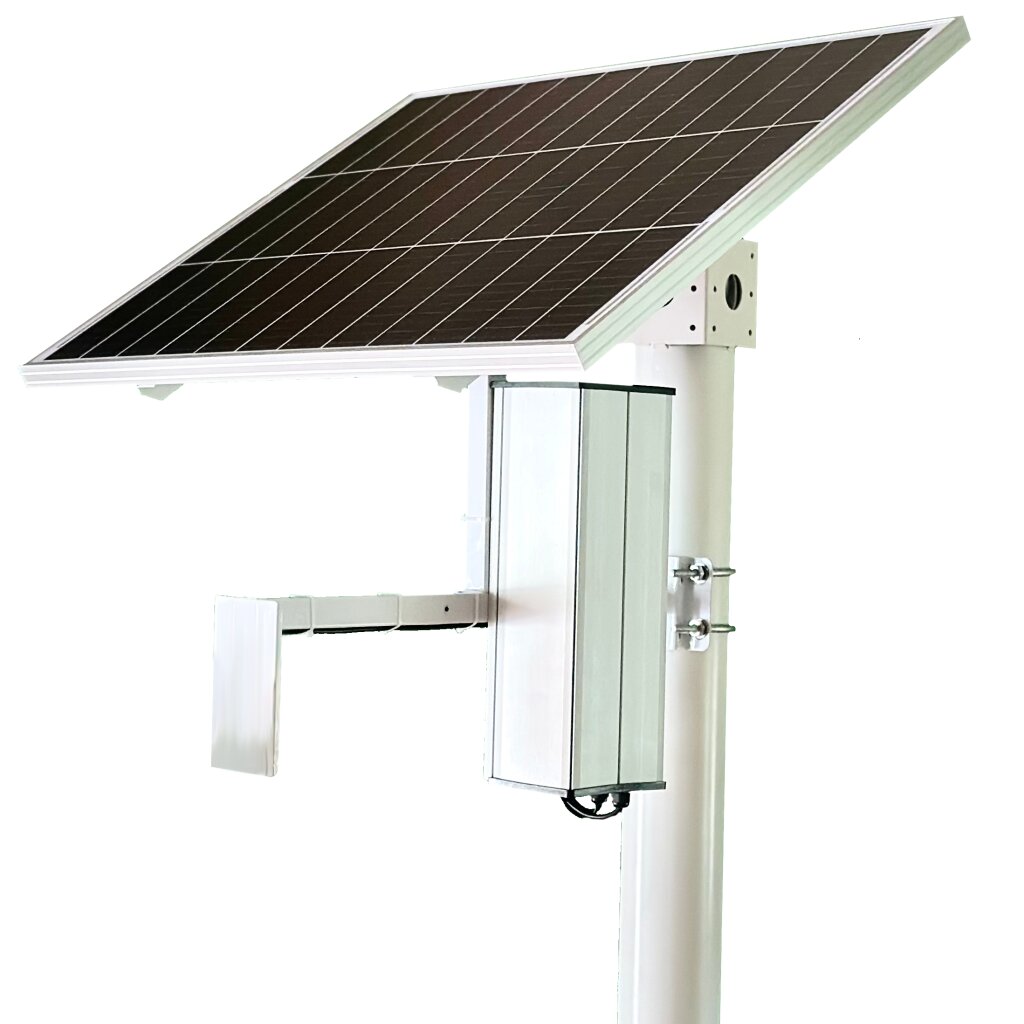 Солнечная панель для видеонаблюдения с аккумулятором GreenVision GV-002-80W-25Ah LifePO4 - Изображение 1