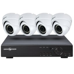Комплект видеонаблюдения для внутренней установки на 4 камеры 1080Р GV-K-L41/04