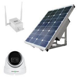 Комплект видеонаблюдения с солнечной панелью и 4G роутером GV-411