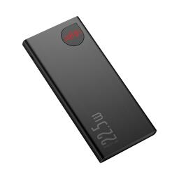 Внешний аккумулятор Baseus Adaman Metal Digital Display QC 22.5W 10000mAh Черный PPAD000001