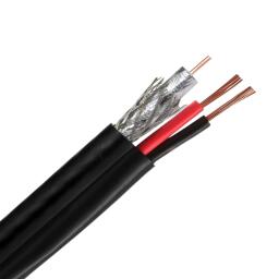 Коаксіальний кабель RG58+2C 100М